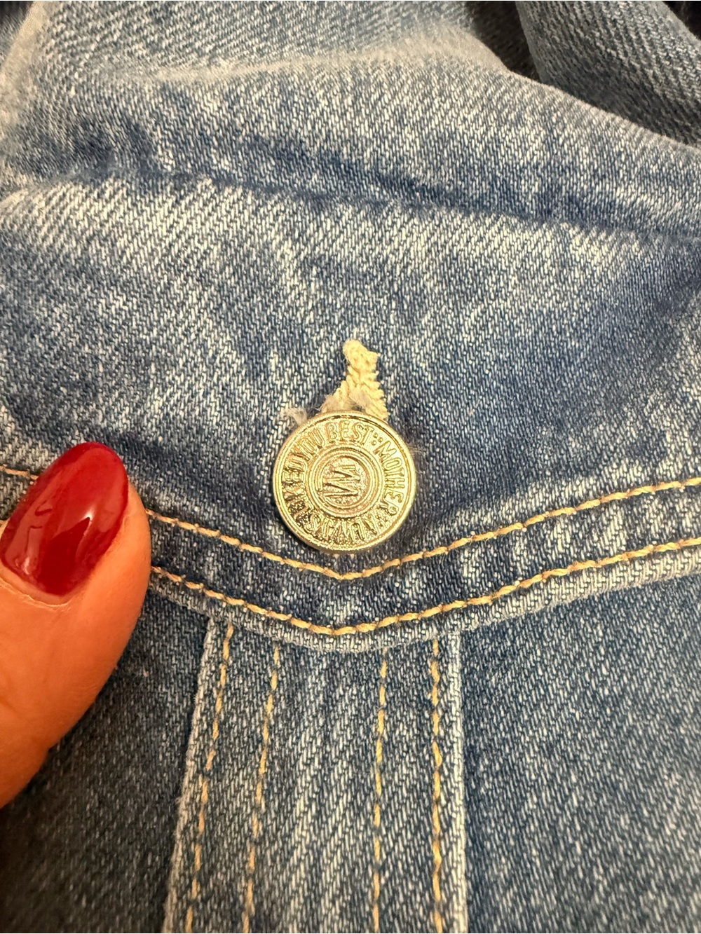 MOTHER Pleated Prep Curbside Jumpsuit Belle De Jour Denim Coverall Boilersuit 28 - Picture 2 of 14